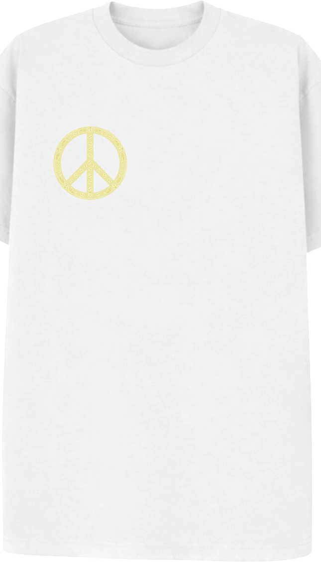 Paisley Peace T Shirt Lemon by Miss Runway – image 2