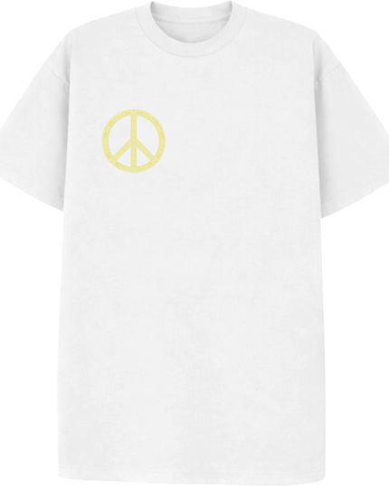 Paisley Peace T Shirt Lemon