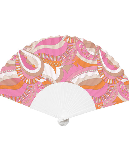 Endless Opulence Small Fan Pink, Orange & Beige Pre Order 23rd June
