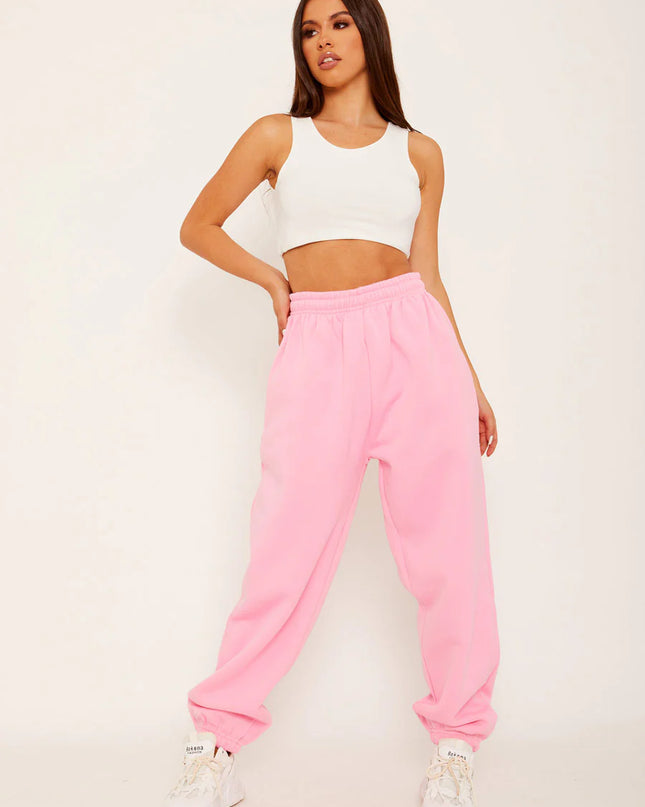Basic Essentials Pink Joggers