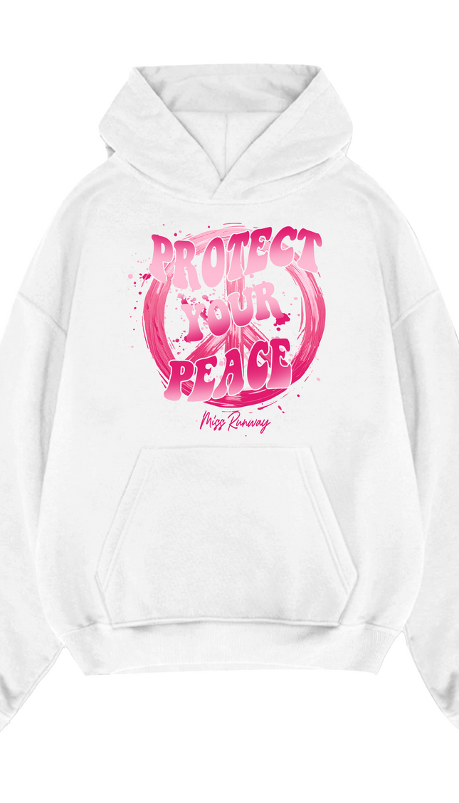 Pink Protect Your Peace Hoodie – image 4