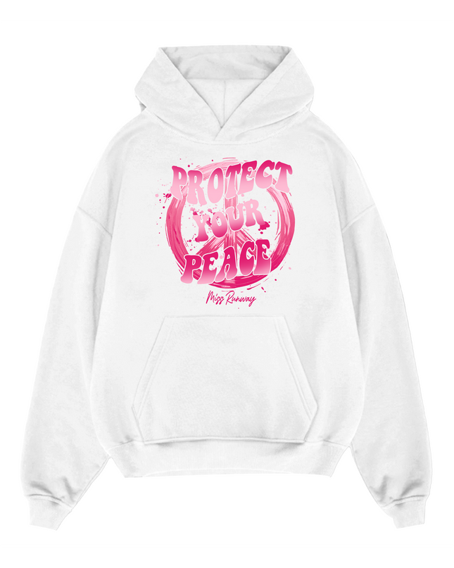 Pink Protect Your Peace Hoodie Adults