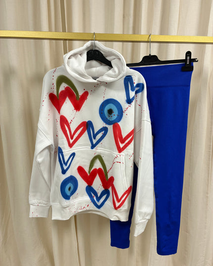 Evil Eye, Cherry Hoodie & Leggings Adults