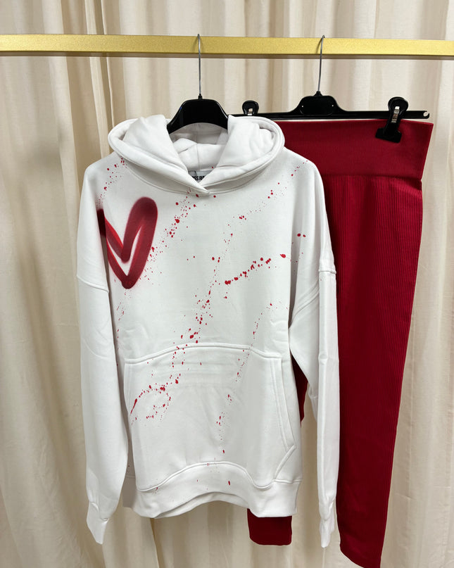 Red Heart Hoodie & Leggings Adults