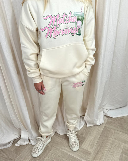 Matcha Mornings Kids Hooded Tracksuit