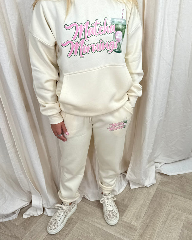 Matcha Mornings Kids Hooded Tracksuit