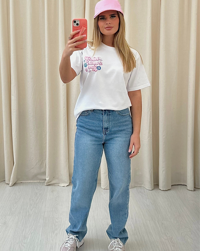 Good Vibes Only Printed T-shirt Kids