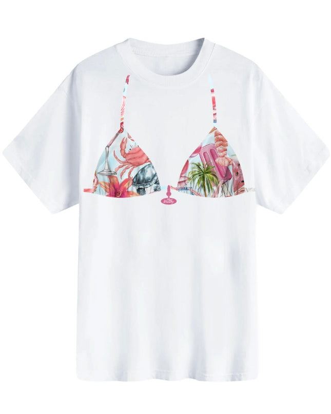 Summer Bikini Printed T-shirt Adult