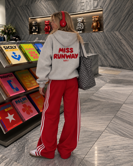 Edit 1 Hoodie Grey/Red Kids