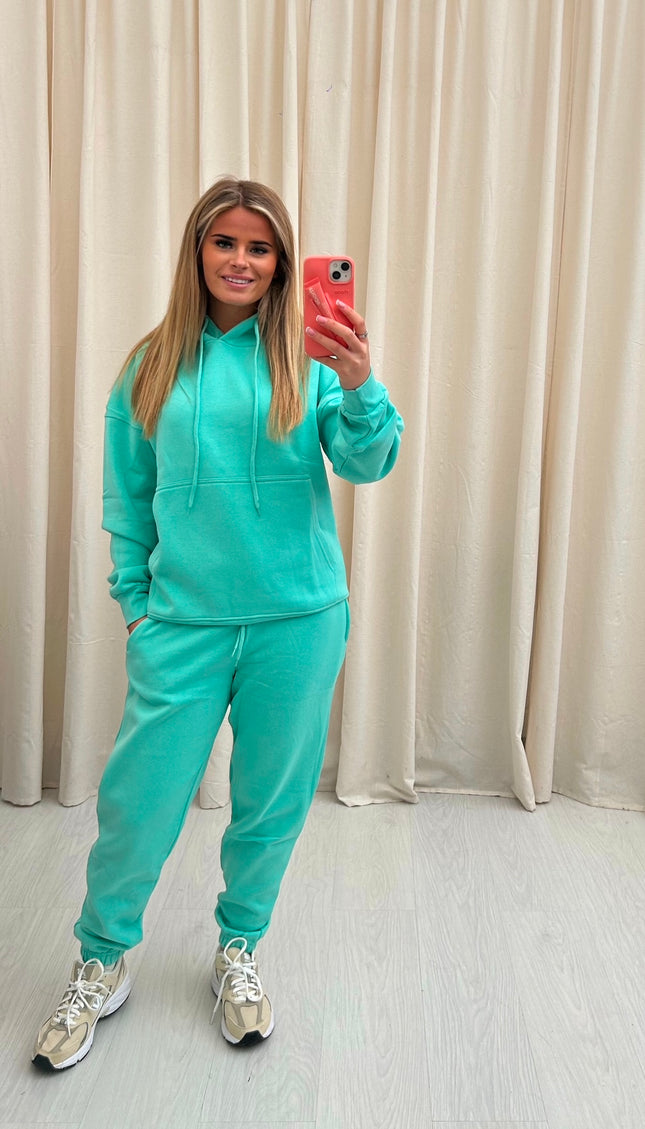 Oversized Hooded Tracksuit Mint