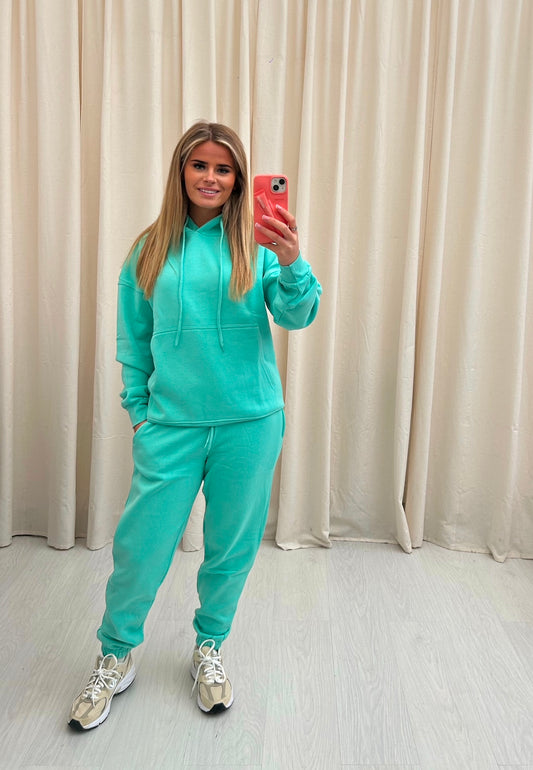 Oversized Hooded Tracksuit Mint