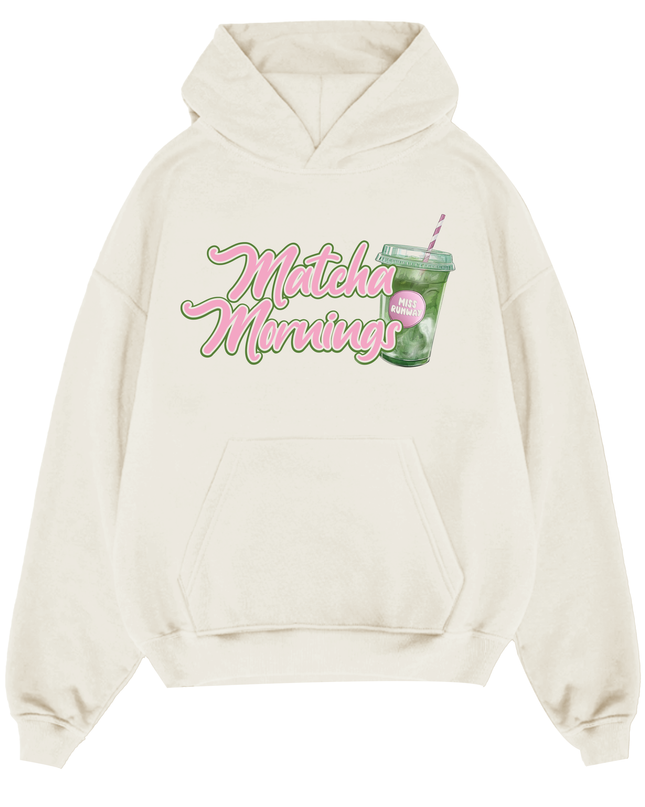 Matcha Morning Hoodie Adults