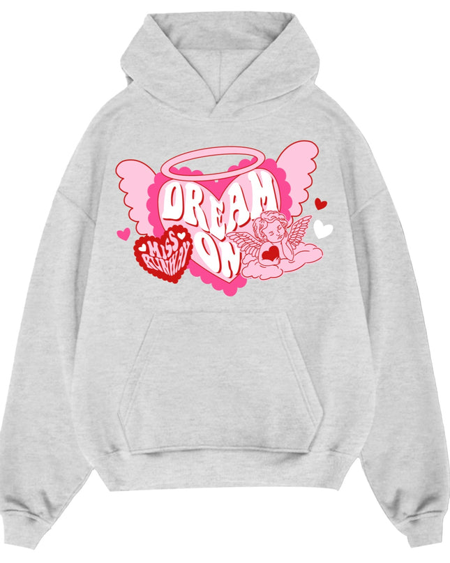 Dream On Hoodie Grey