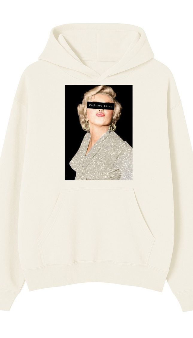F**k You Hoodie – adult printed hoodie by Miss Runway