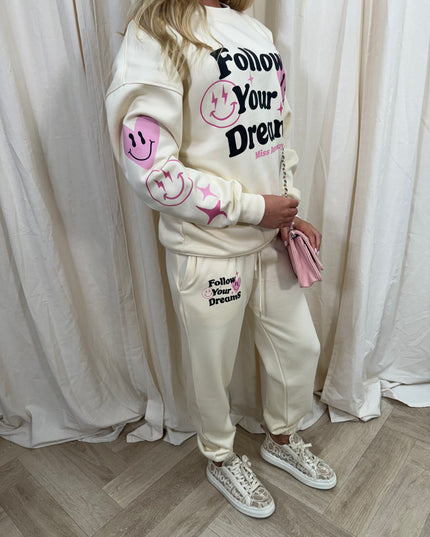 Follow Your Dreams Kids Sweatshirt Tracksuit