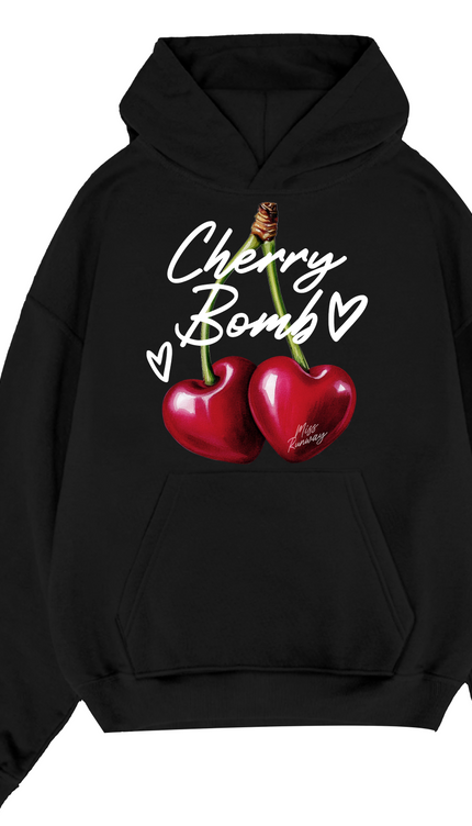 Cherry Bomb Hoodie – adult printed hoodie by Miss Runway