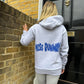 Miss Runway Bubble Hoodie Grey/Royal Blue