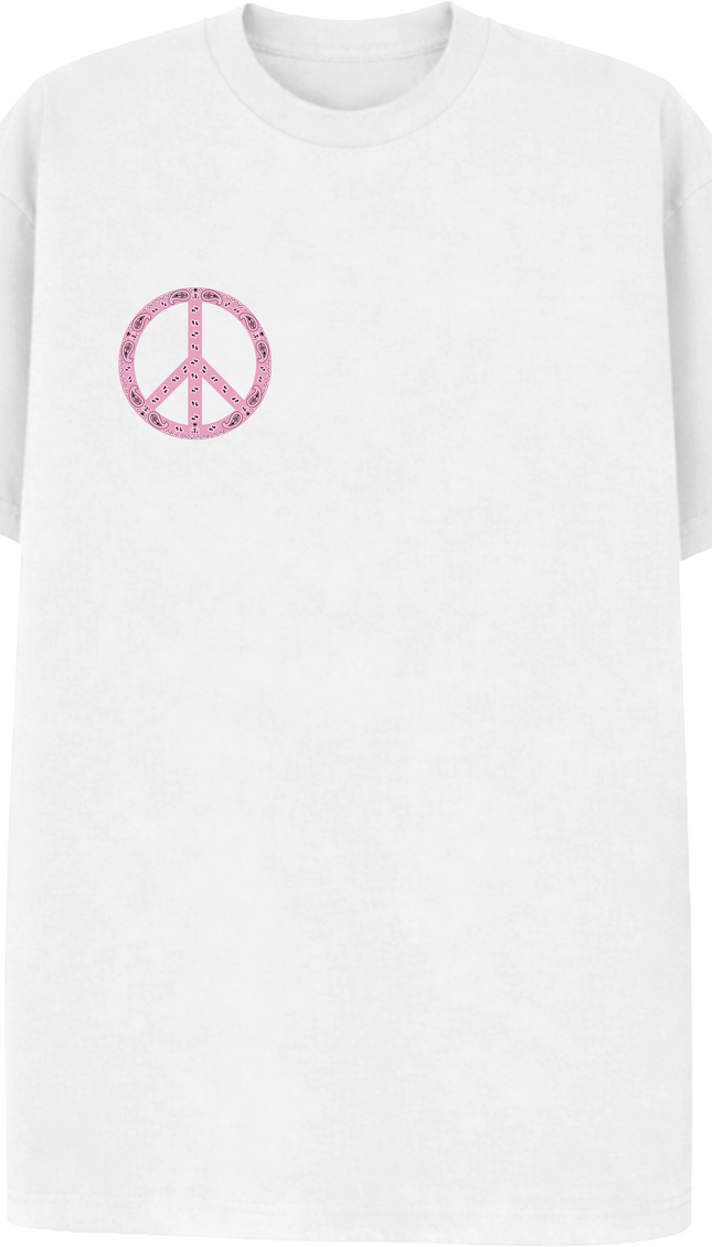 Paisley Peace T Shirt Candy Pink by Miss Runway – image 2