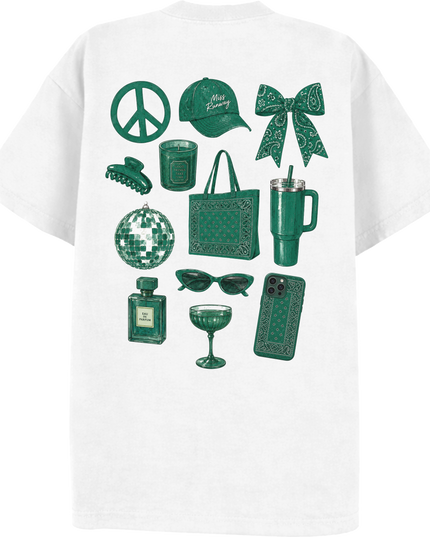 Paisley Reverie T-shirt Green