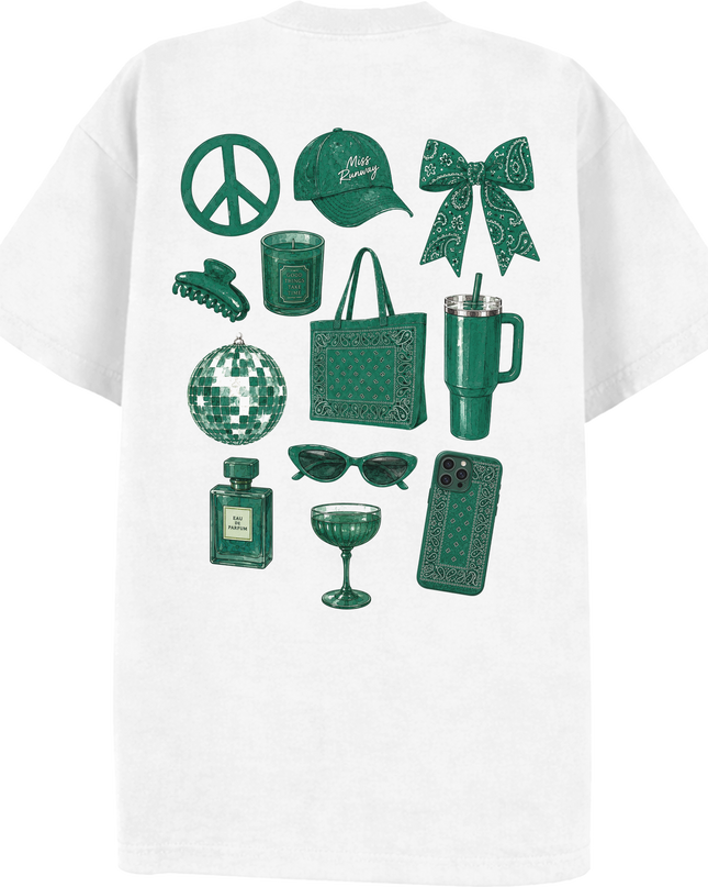 Paisley Reverie T-shirt Green