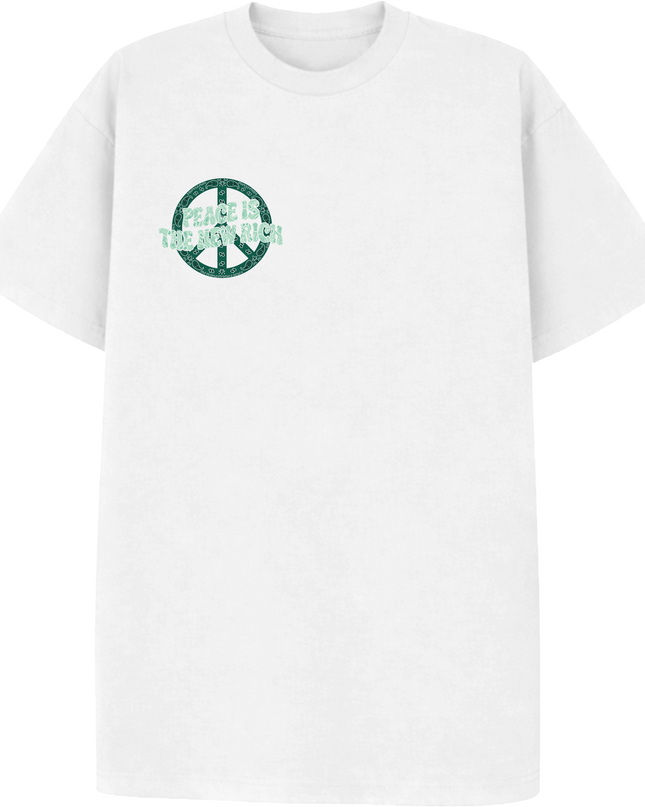 Peace Is The New Rich T Shirt