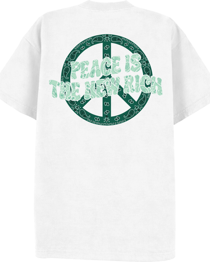 Peace Is The New Rich T Shirt