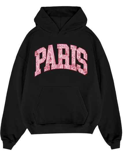 Paris Paisley Printed  Hoodie Kids