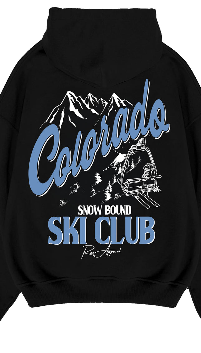 Colorado Ski Club Hoodie – adult printed hoodie by Miss Runway