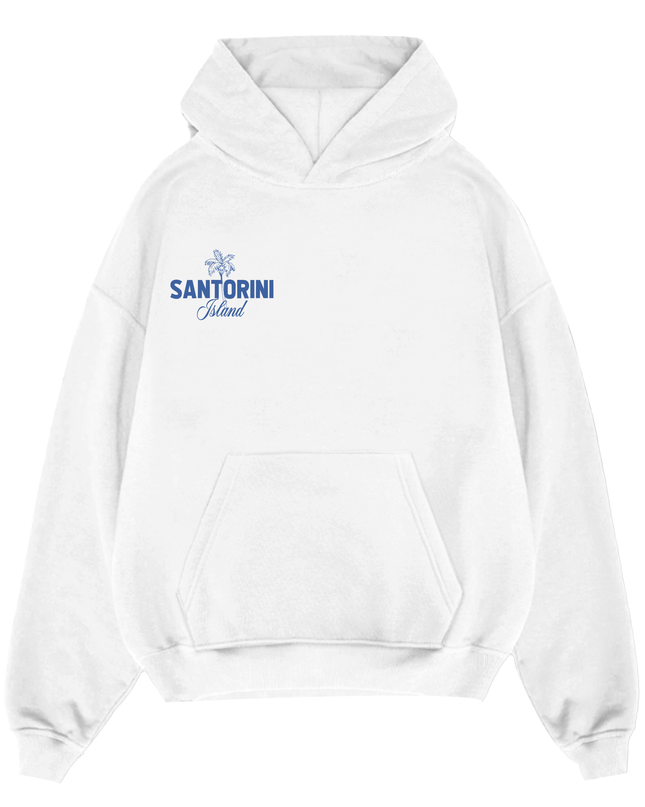 Santorini Island Hoodie Adult