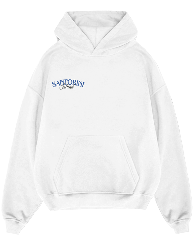 Santorini Sunset State Hoodie Adult