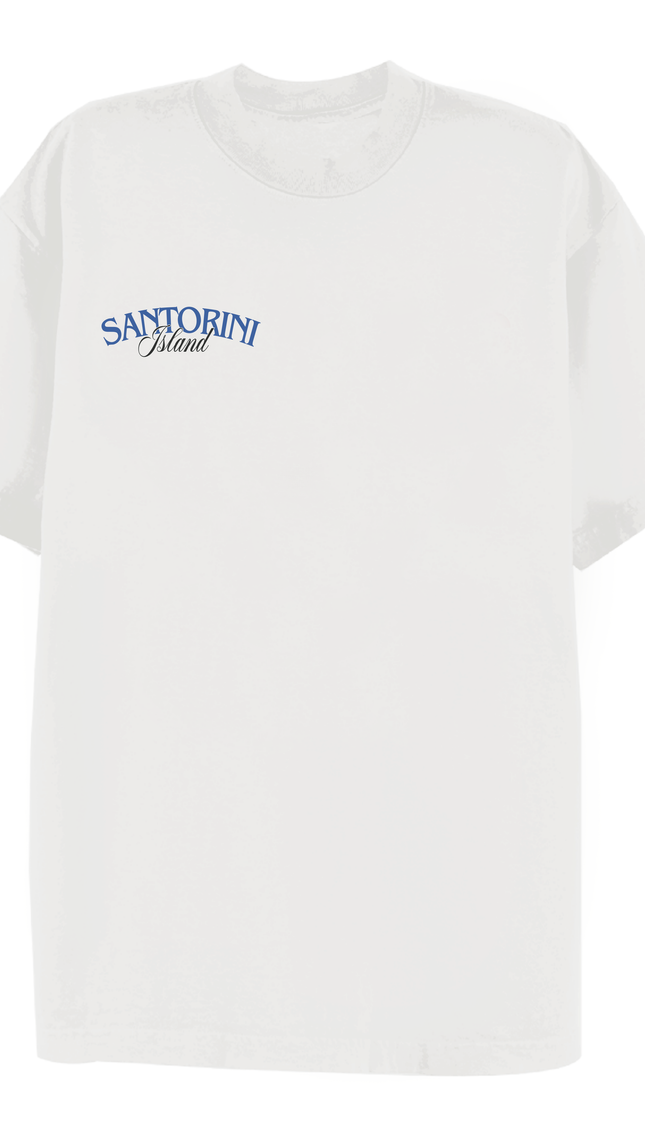 Santorini Sunset State T-shirt by Miss Runway – image 2
