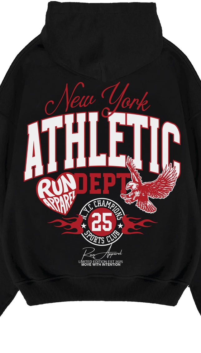 New York Athletic Dept Hoodie – adult printed hoodie by Miss Runway