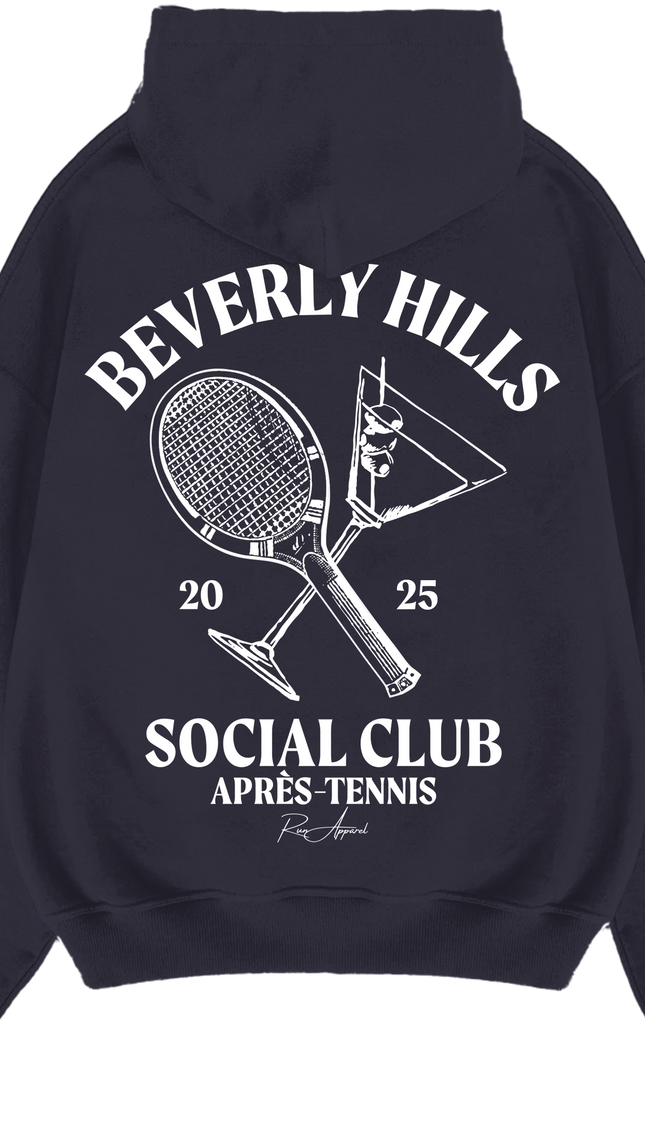 Beverly Hills Social Club Hoodie – unisex printed hoodie by Miss Runway