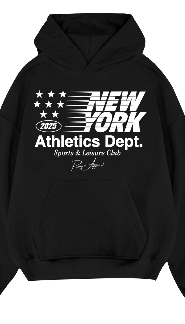 New York Sports & Leisure Club Hoodie – unisex printed hoodie by Miss Runway