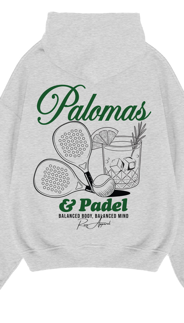 Palomas & Padel Hoodie – adult printed hoodie by Miss Runway