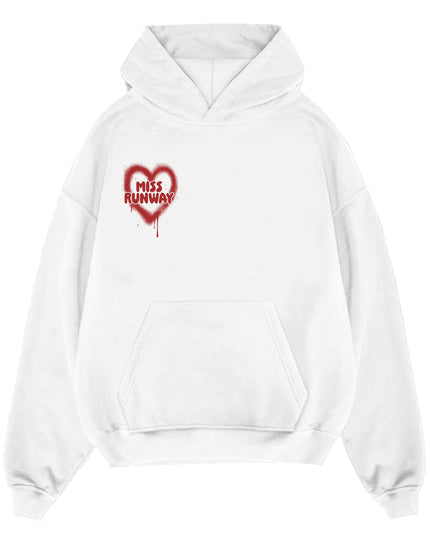 Miss Runway Heart Hoodie Adults