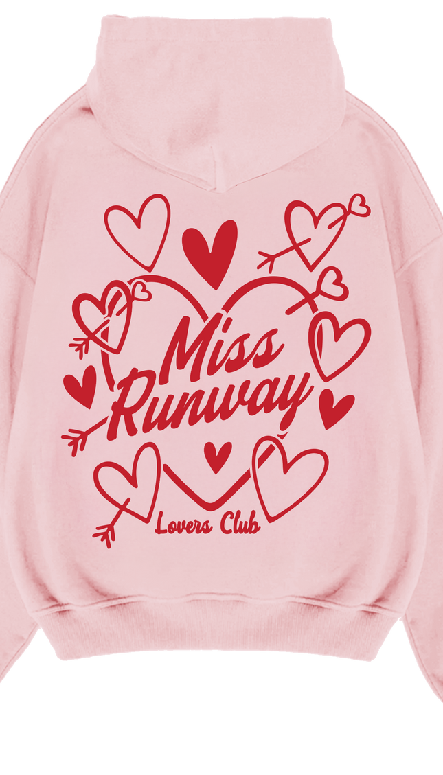 Miss Runway Lovers Club Hoodie – adult printed hoodie by Miss Runway