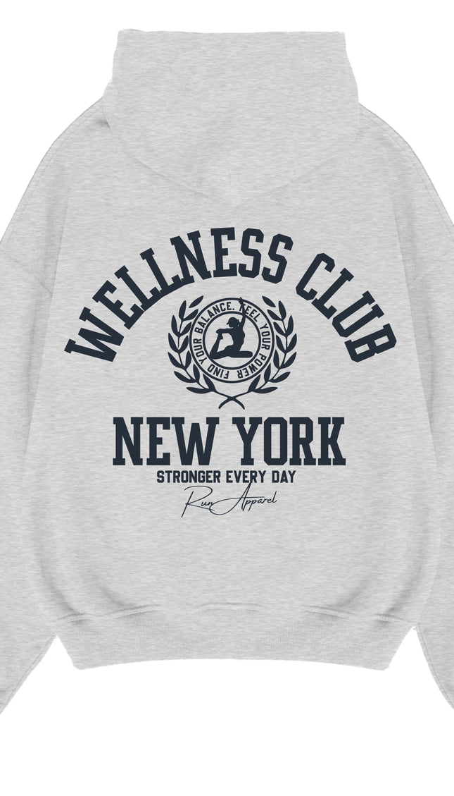 Wellness Club New York Hoodie – adult printed hoodie by Miss Runway