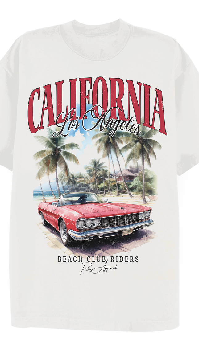 California Beach Club Riders T-shirt – men's t-shirt by Miss Runway