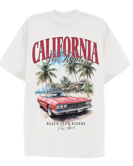 California Beach Club Riders T-shirt Adult