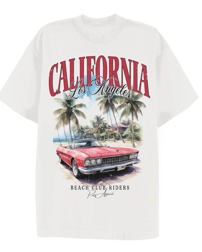 California Beach Club Riders T-shirt Adult
