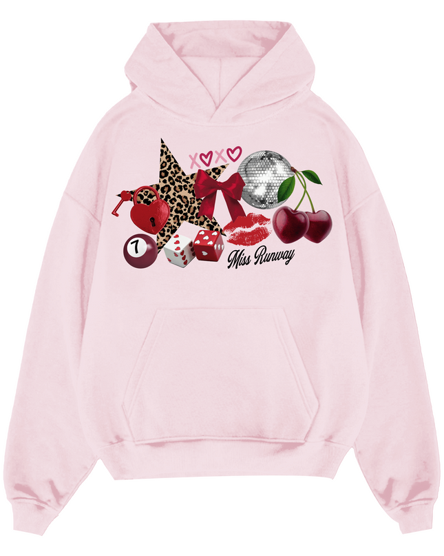 Leopard Star, Cherry, Lips Hoodie Adults