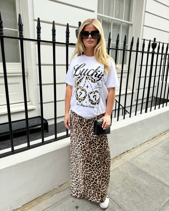 Lucky 7 Printed T-shirt Adult