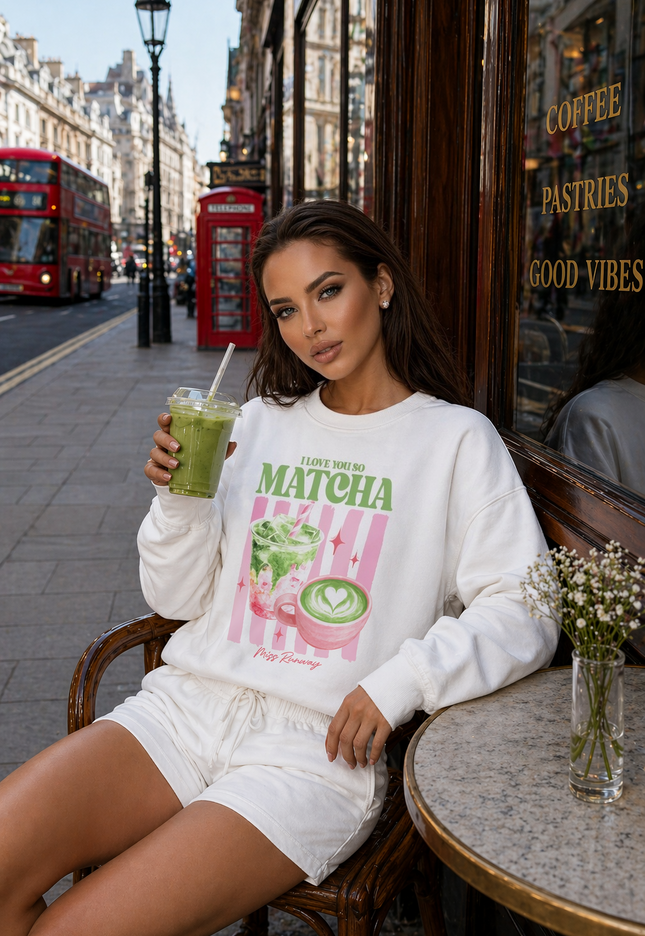 I Love You So Matcha Short Set
