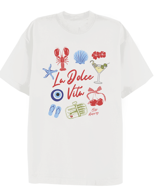 La Dolce Vita Printed T-shirt Adult