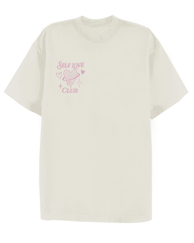 Self Love Club Printed T-shirt Adult
