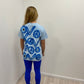 Evil Eye/Peace/Heart Blue T-Shirt And Legging Set