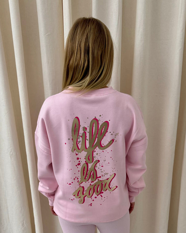 Life Is Good Printed Sweatshirt Adults