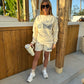 Miss Runway Bubble Sweatshirt Cream/Grey