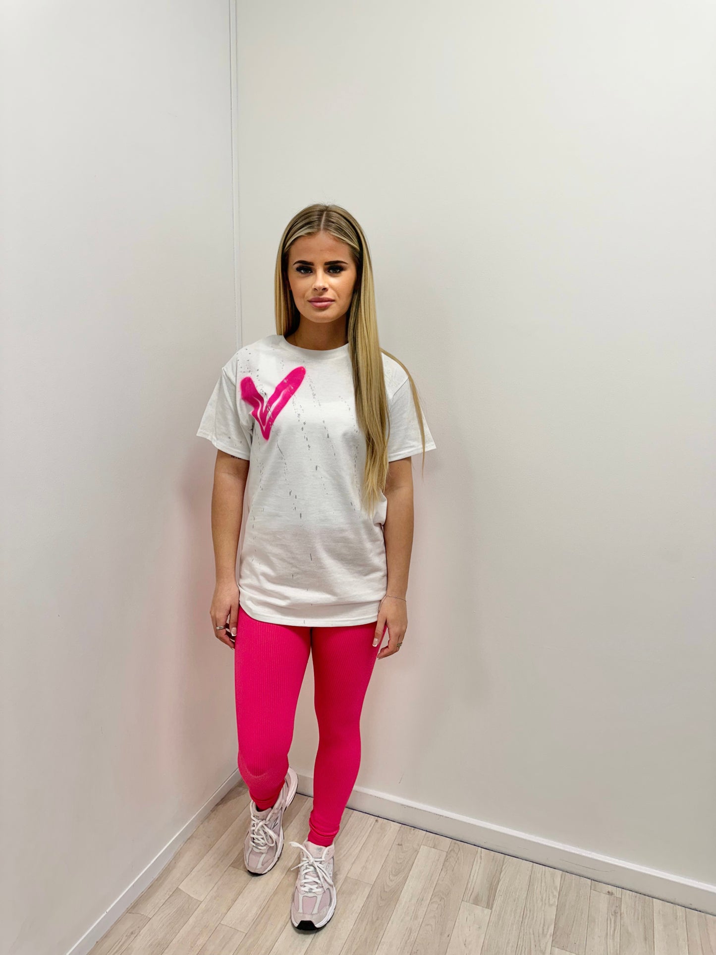 Hot Pink Heart T-Shirt